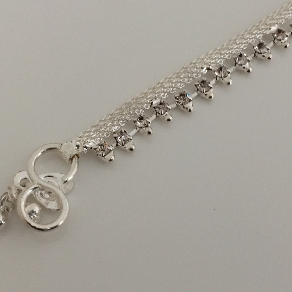 Women Anklet Silver Tone Multi Color Beads Fashion - Picture 6 of 8